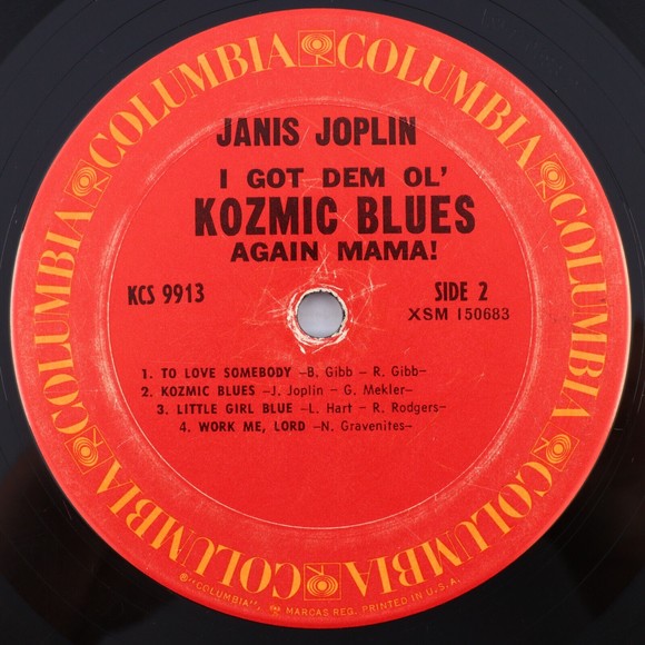 Janis Joplin, I Got Dem Ol' Kozmic Blues Again Mama! Reissue LP Record KCS 9913 - Picture 10 of 16